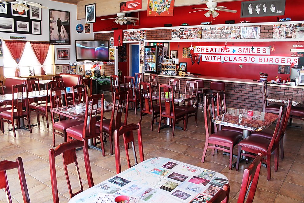 American Burger restaurant interior